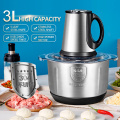 3l Máquina de picada automática automática de aço inoxidável frutas de fruta elétrica Chopper Carne para cozinha doméstica